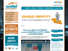 Tablet Screenshot of internationalboatgraphics.com